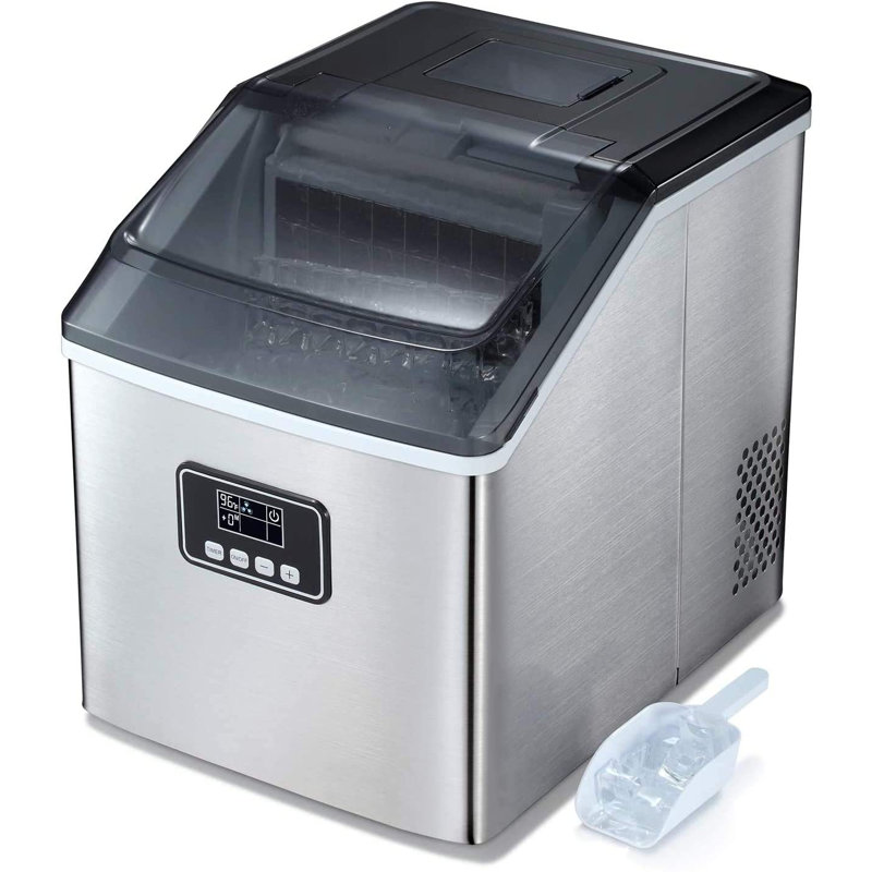 YUKOOL 48 Ib. Daily Production Portable Ice Maker Wayfair